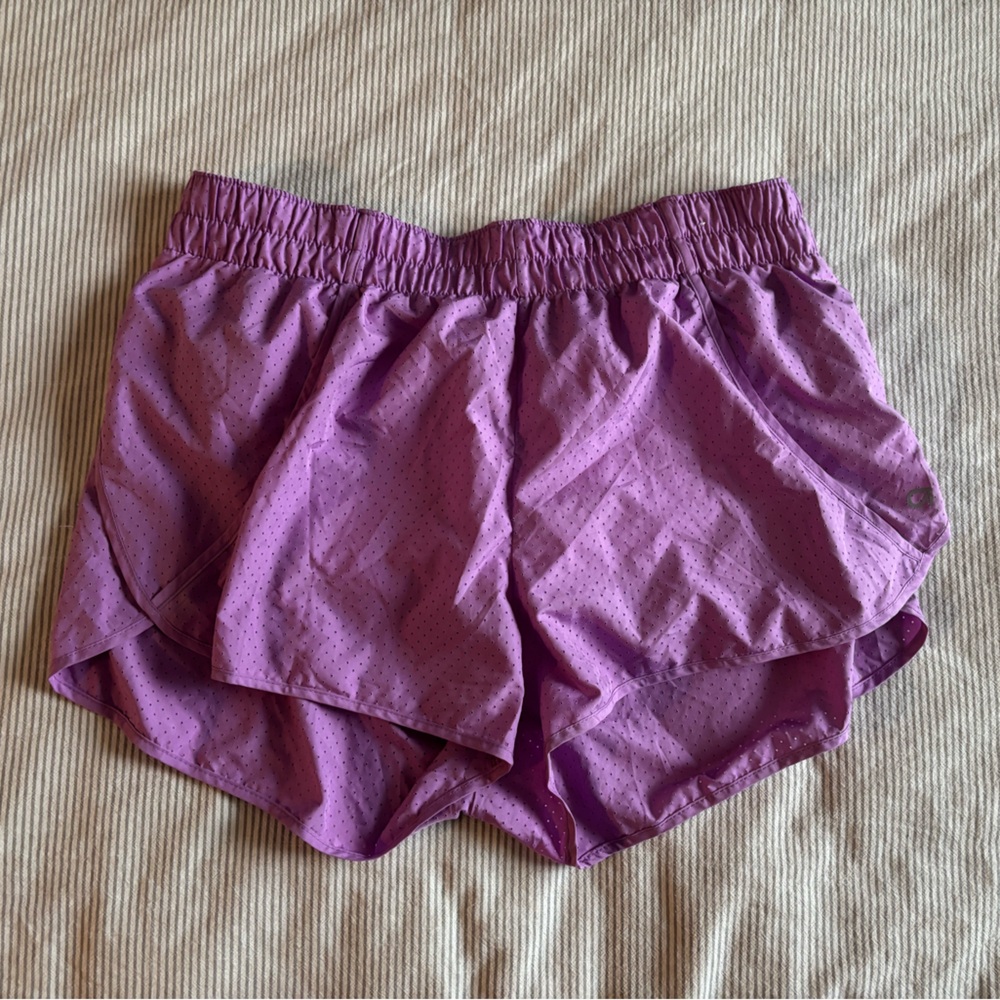 Purple Dry-fit Running Shorts